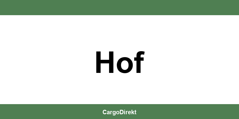 Kontakt DB Schenker in Hof