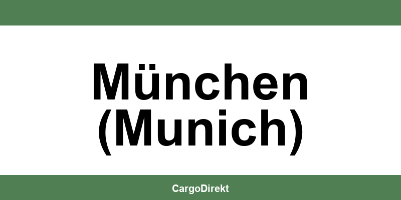 Kontakt DB Schenker in München (Munich)