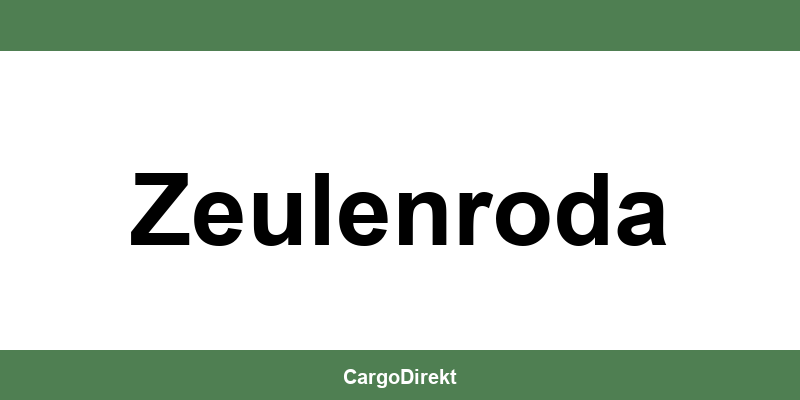 Kontakt DB Schenker in Zeulenroda