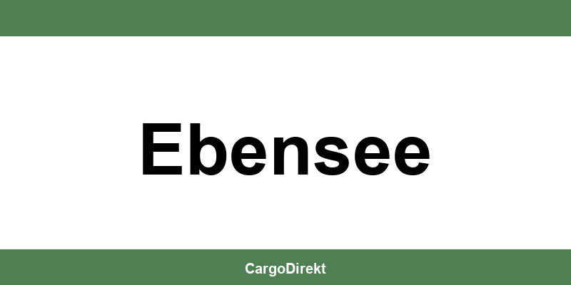Kontakt DB Schenker in Ebensee