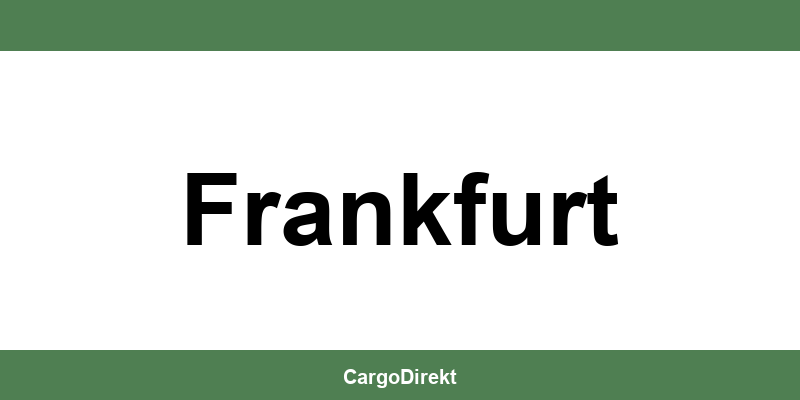 Kontakt DB Schenker in Frankfurt