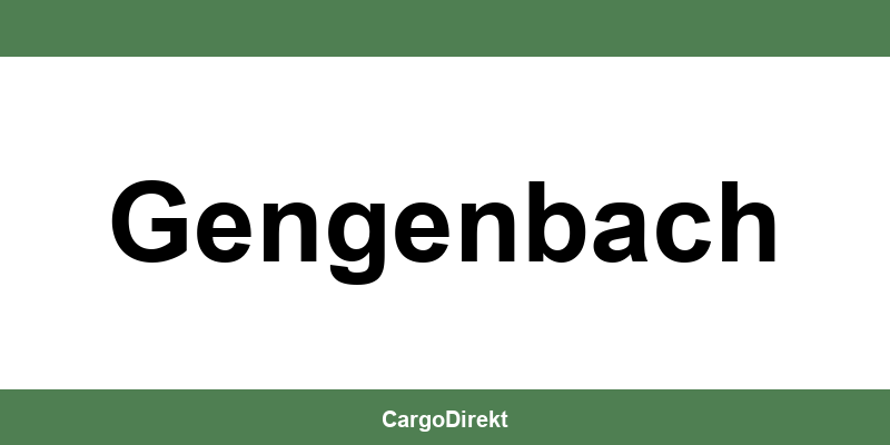 Kontakt DB Schenker in Gengenbach