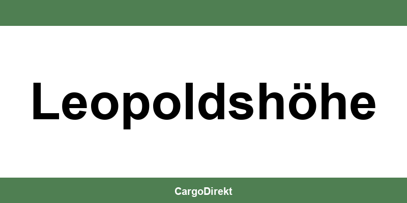 Kontakt DB Schenker in Leopoldshöhe