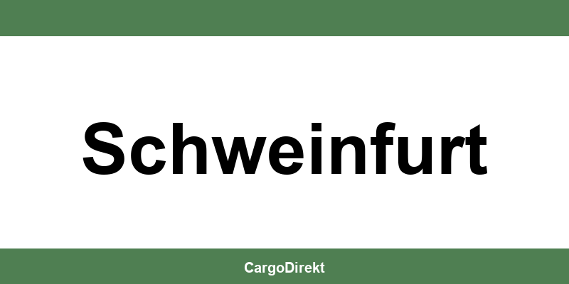 Kontakt DB Schenker in Schweinfurt