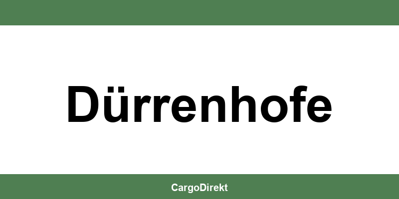 Kontakt DB Schenker in Dürrenhofe