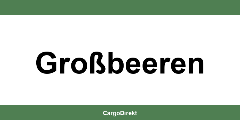 Kontakt DB Schenker in Großbeeren